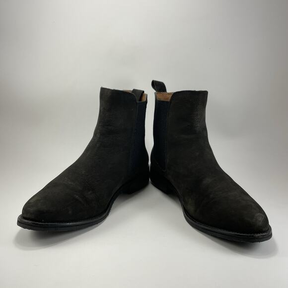 Hari Mari Midland Chelsea Boots Men Size 10 Brown Nubuck Ankle Slip On main image 8